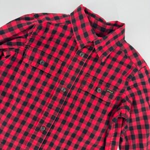 Polo Ralph Lauren Boys 3T Red Black Buffalo‎ Plaid Button Down Flannel Shirt